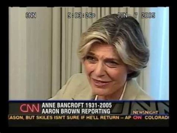 
Anne Bancroft Cause of Death, How did Anne Bancroft Die? 