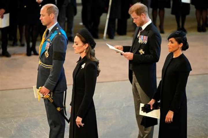 
Meghan Markle And Kate Middleton Honored Queen Elizabeth At Her Service 