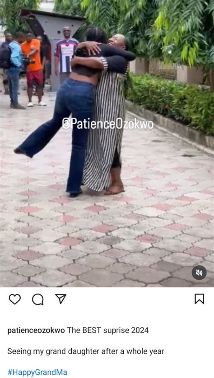 
Reactions As Patience Ozokwo Shares Pictures Of Herself And Her Grandchildren Online 
