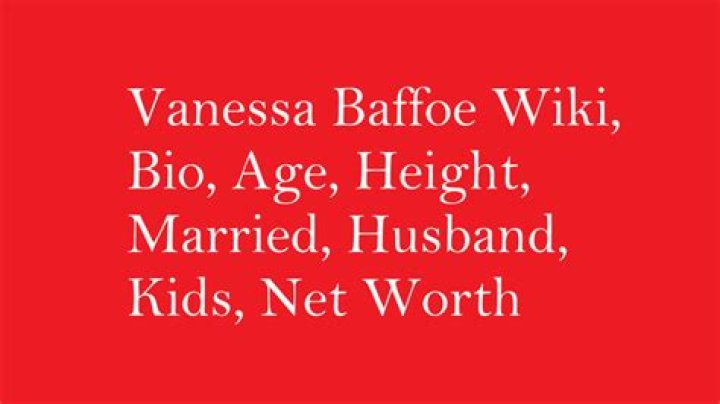 Vanessa Baffoe Height, Weight, Net Worth, Age, Birthday, Wikipedia, Who, Nationality, Biography